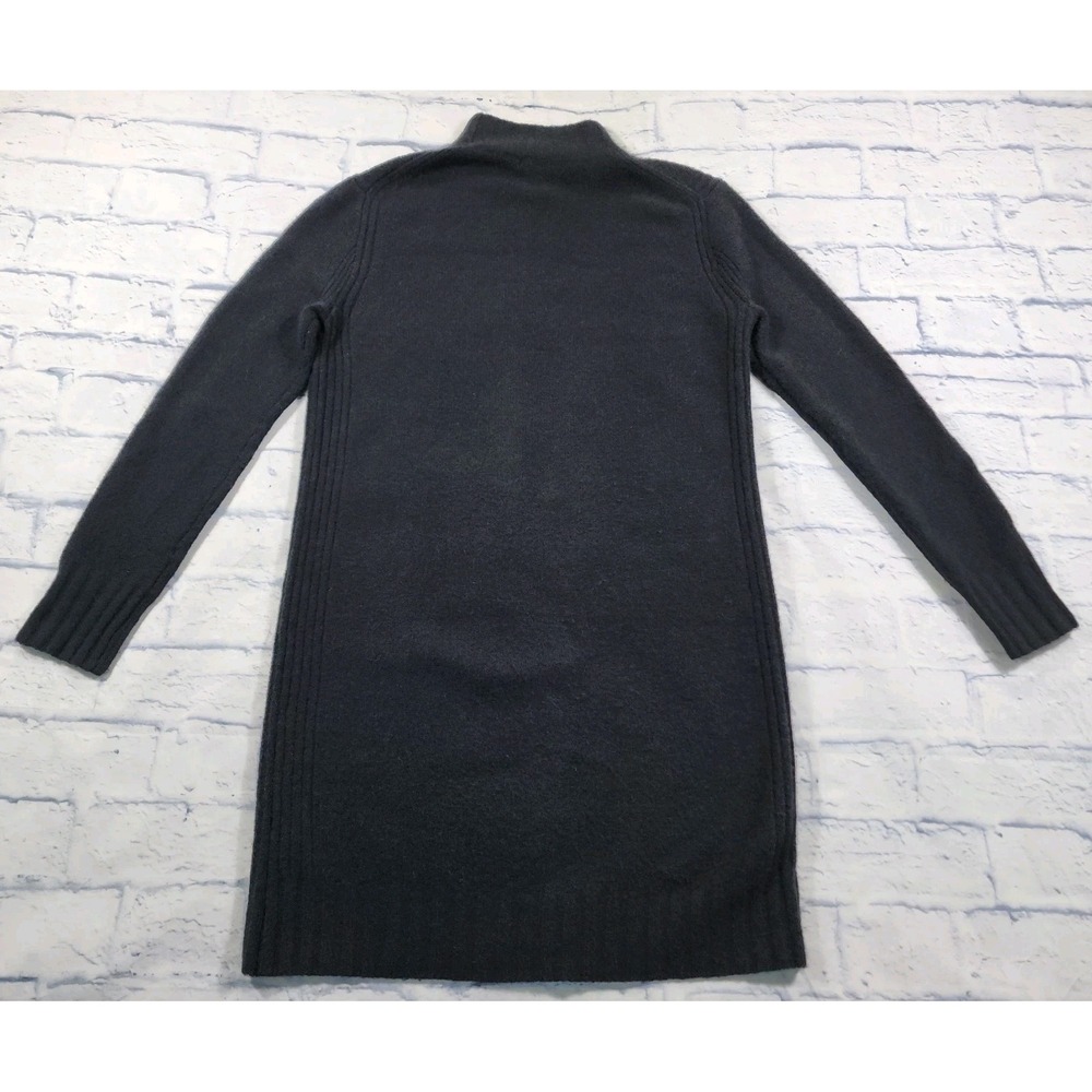 J Crew WOMENS SIZE S Merino Wool Alpaca Blend Black Sweater Dress Minimalist - Picture 11 of 14